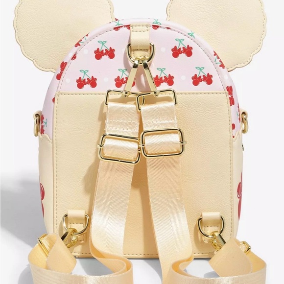 Loungefly Disney Cherry Cream and Red Backpack